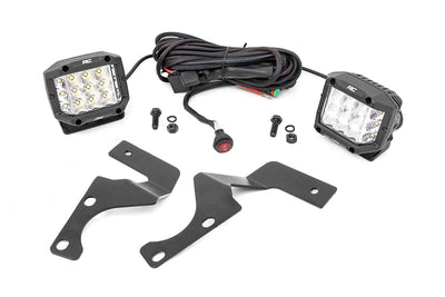 LED Light Kit | Ditch Mount | 3" Chrome Wide Angle Pair - The Suspension Specialists