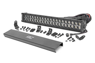 Rough Country 20 Inch Black Series LED Light Bar | Dual Row | Cool White DRL - The Suspension Specialists