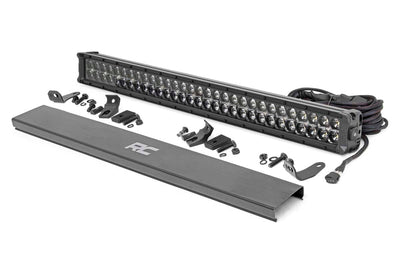 Rough Country 30 Inch Black Series LED Light Bar | Dual Row | Cool White DRL - The Suspension Specialists