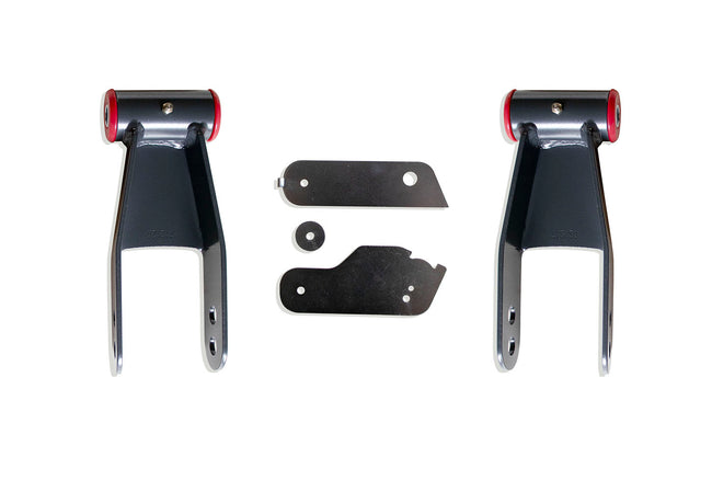 REAR LIFT SHACKLES WITH SENSOR PROVISIONS - The Suspension Specialists