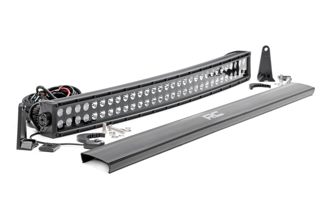 30 Inch Black Series LED Light Bar | Curved | Dual Row - The Suspension Specialists