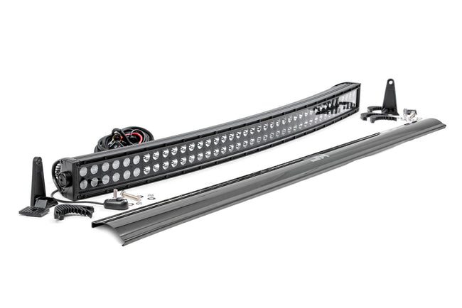 Rough Country 40 Inch Black Series LED Light Bar | Curved | Dual Row - The Suspension Specialists