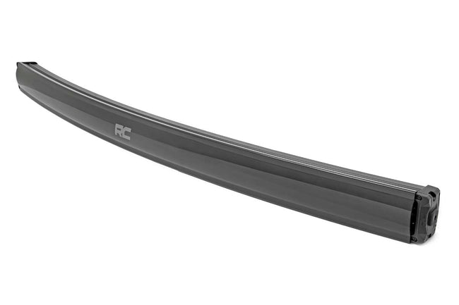 Rough Country 50 Inch Black Series LED Light Bar | Curved | Dual Row | Cool White DRL - The Suspension Specialists