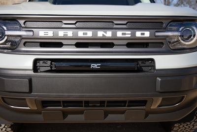 Rough Country 20 Inch Black Series LED Light Bar | Single Row | Cool White DRL - The Suspension Specialists