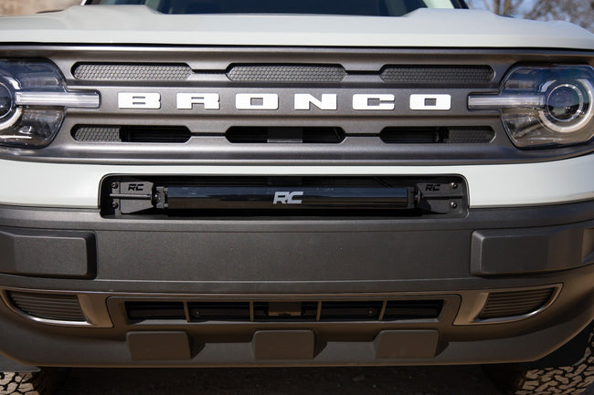 LED Light Kit | Bumper Mount | 20" Black Single Row | Ford Bronco Sport (21-25) - The Suspension Specialists