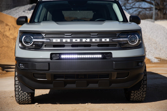 LED Light Kit | Bumper Mount | 20" Black Single Row | Ford Bronco Sport (21-25) - The Suspension Specialists
