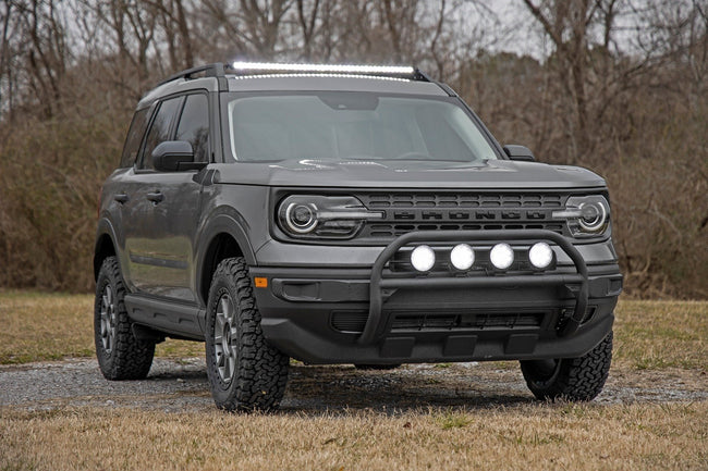 Rough Country 4 Inch Chrome Series LED Light | Round | Pair - The Suspension Specialists