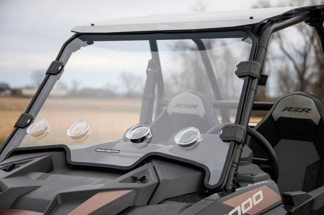 Vented Full Windshield | Scratch Resistant | Polaris RZR XP 1000 - The Suspension Specialists