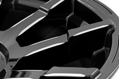 Rough Country 83 Series Wheel | One-Piece | Gloss Black | 20x9 | 8x180 | -12mm - The Suspension Specialists