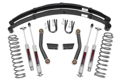 3 Inch Lift Kit | Series II | RR Springs | Jeep Cherokee XJ 2WD/4WD (84-01)