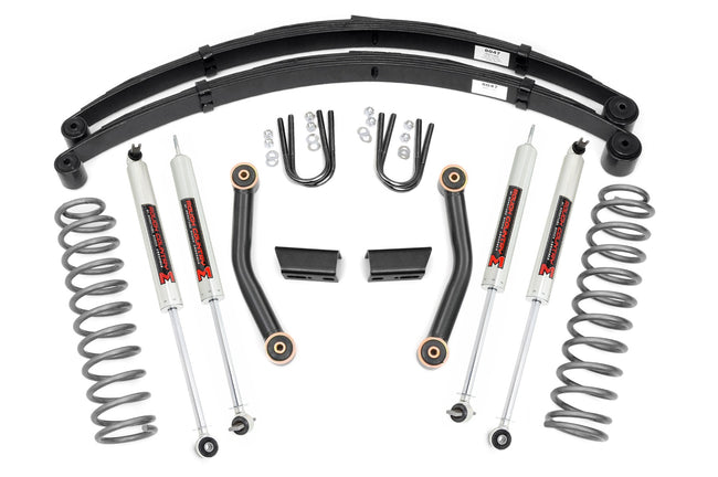 3 Inch Lift Kit | Series II | RR Springs | M1 | Jeep Cherokee XJ (84-01)
