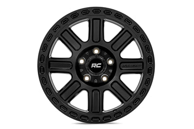 Rough Country 84 Series Wheel | Gloss Black | 17x8.5 | 6x5.5 | +25mm - The Suspension Specialists