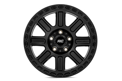 Rough Country 84 Series Wheel | Gloss Black | 17x8.5 | 6x5.5 | +0mm - The Suspension Specialists