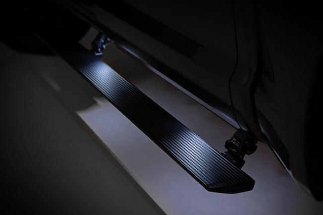 Power Running Boards | Dual Electric Motor | Crew Cab | Ford F-150/Lightning/F-250/F-350/Raptor (15-26) - The Suspension Specialists