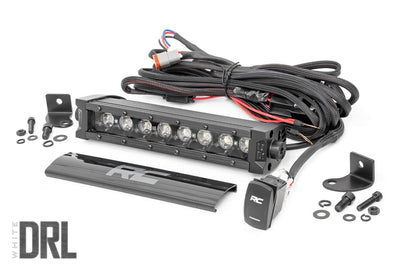 8 Inch Black Series LED Light Bar | Single Row | Amber DRL - The Suspension Specialists