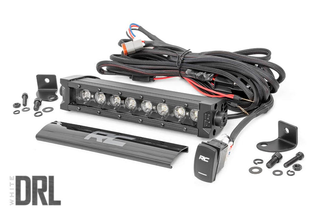 8 Inch Black Series LED Light Bar | Single Row | Amber DRL - The Suspension Specialists