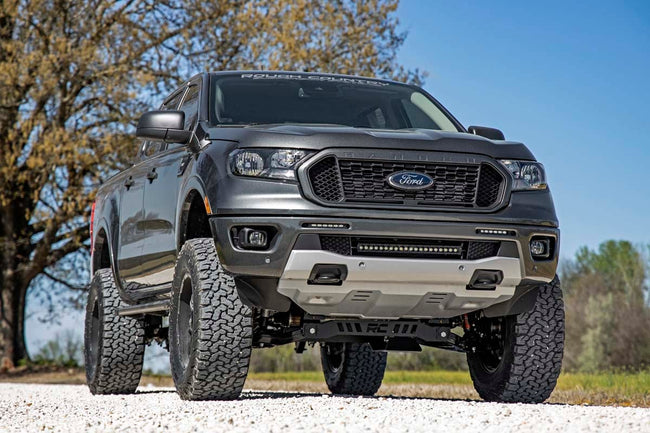 LED Light Kit | Bumper Mount | 6" Black Slimline Pair | Ford Ranger (19-23) - The Suspension Specialists