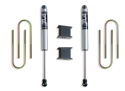 4" REAR LIFT BLOCKS, U-BOLTS, & REAR FOX SHOCKS - The Suspension Specialists