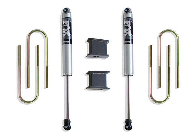 4" REAR LIFT BLOCKS, U-BOLTS, & REAR FOX SHOCKS - The Suspension Specialists