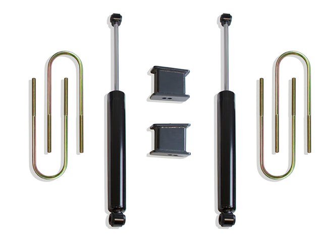 4" REAR LIFT BLOCKS, U-BOLTS, & REAR MAXTRAC SHKS - The Suspension Specialists