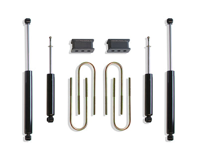 2.5" BLOCKS, 3.625" U-BOLTS, (4) MAXTRAC SHOCKS - The Suspension Specialists