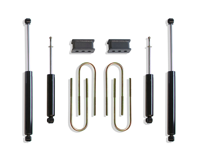 2.5" BLOCKS, 3.625" U-BOLTS, (4) MAXTRAC SHOCKS - The Suspension Specialists