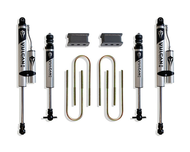 2.5" BLKS / 4.125"X16.5" U-BOLTS, VULCAN IFP FRONT & RESI REAR - The Suspension Specialists