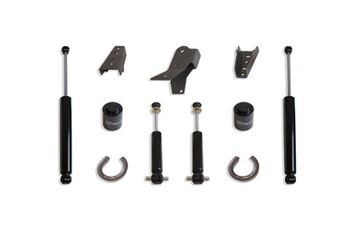 2" FRONT/4" REAR COIL SPACERS, TRAC BRKTS, (4) MT SHOCKS - The Suspension Specialists