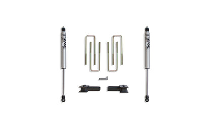 2" BLOCKS/U-BOLTS, (2) FOX SHOCKS - The Suspension Specialists