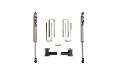 4" BLOCKS / U-BOLT, REAR FOX SHOCKS - The Suspension Specialists