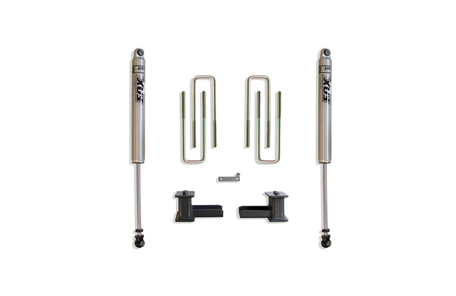 4" BLOCKS / U-BOLT, REAR FOX SHOCKS - The Suspension Specialists