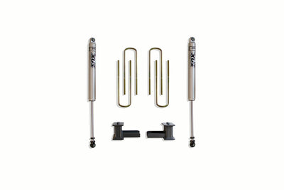 4" BLOCKS/U-BOLTS, (2) REAR FOX SHOCKS - The Suspension Specialists
