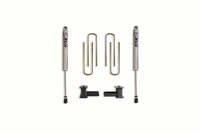 4" BLOCKS/U-BOLTS, (2) REAR FOX SHOCKS - The Suspension Specialists