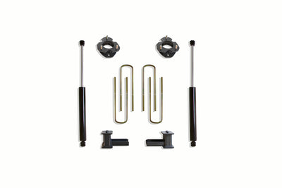 2.5" SPACERS, 4" BLOCKS/U-BOLTS, (2) MAXTRAC SHOCKS - The Suspension Specialists