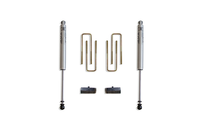 2" BLOCKS, U-BOLTS, (2) FOX SHOCKS - The Suspension Specialists