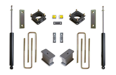 2.5" SPCRS, 4" BLKS/UBOLTS, CARR. BEAR., (2) MT SHKS - The Suspension Specialists