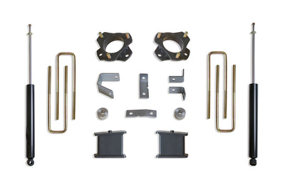 2.5" SPCRS, 4" BLKS/UBOLTS, CARR. BEAR., (2) MT SHOCKS - The Suspension Specialists