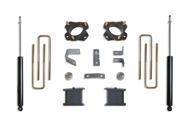 2.5" SPCRS, 4" BLKS/UBOLTS, CARR. BEAR., (2) MT SHOCKS - The Suspension Specialists