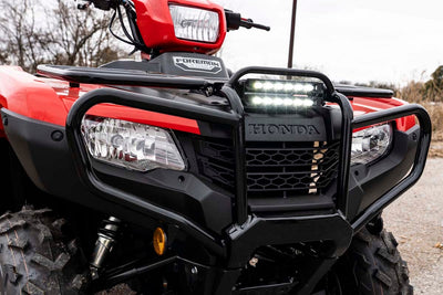 LED Light Kit | Bumper Mount | 6" Black Slimline Pair | Honda Foreman 500 - The Suspension Specialists