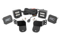 LED Light Kit | Cage Mount | 2" Black Pair | Spot | Polaris General XP 4 1000 - The Suspension Specialists
