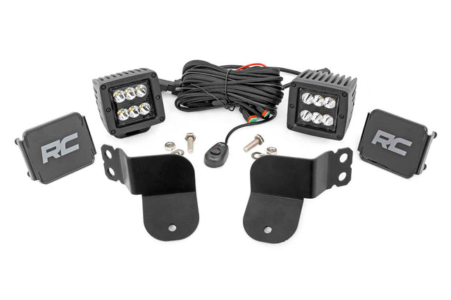 LED Light Kit | Cage Mount | 2" Black Pair | Spot | Polaris General XP 4 1000 - The Suspension Specialists