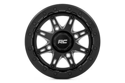 Rough Country 94 Series Wheel | UTV | Matte Black | 14x7 | 4x137 | +10mm - The Suspension Specialists