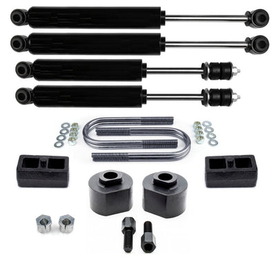 2.5" Front 1.5" Rear Lift Kit w/ Shocks For 1999-2010 Ford F250 F350 2WD - The Suspension Specialists