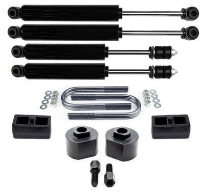 2.5" Front 2" Rear Lift Kit w/ Shocks For 1999-2010 Ford F250 F350 2WD - The Suspension Specialists