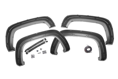 Rough Country Fender Flares | Sport | GXP Lakeshore Blue | Chevy Silverado 2500 HD/3500 HD (20-25)