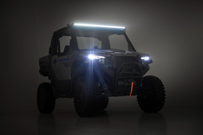 50" Single Row Light Mount | Front | Black Series | Polaris XPEDITION ADV 5 - The Suspension Specialists