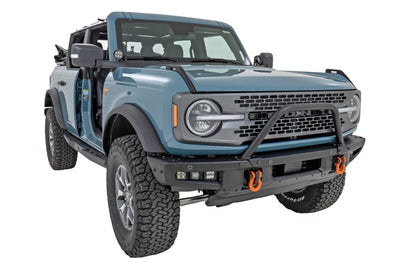 Safari Bar | 3.5" Round LED (Pair) | Black | Amber DRL | OE Modular Steel | Ford Bronco (21-25) - The Suspension Specialists
