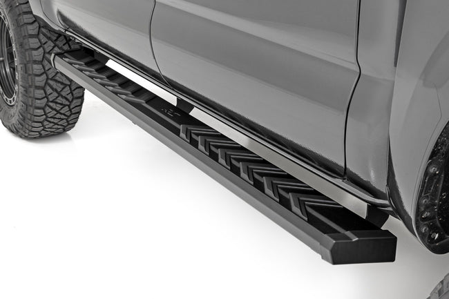 Rough Country BA2 Running Boards | Side Step Bars | Double Cab | Toyota Tacoma (05-23)