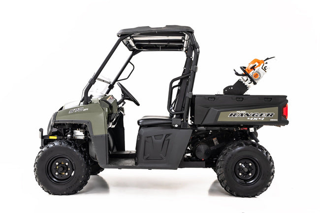 Chainsaw Carrier | Bed Side Mount | Multiple Makes & Models (Polaris/Can-Am) - The Suspension Specialists