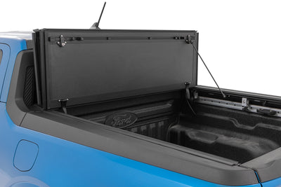 Hard Tri-Fold Flip Up Bed Cover | 4'6" Bed | Ford Maverick 2WD/4WD (22-26) - The Suspension Specialists